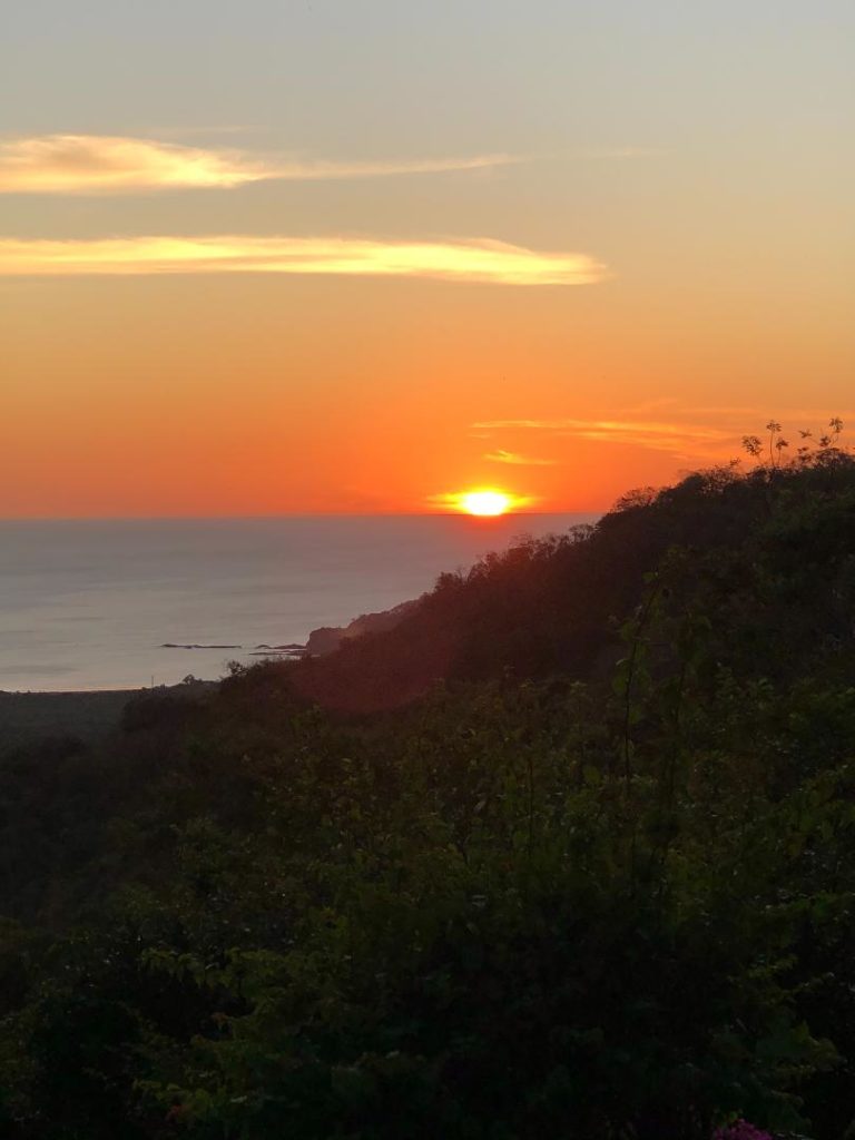 Sunset in Nicaragua.